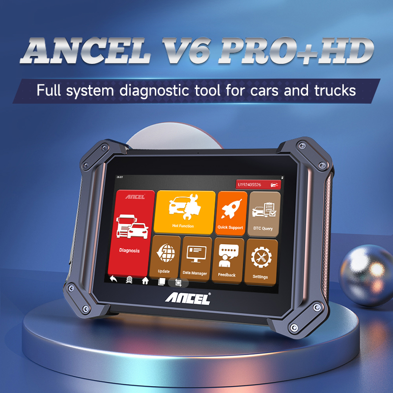 Heavy Equipment Diagnostic Software - ANCEL V6 Pro + HD Ağır